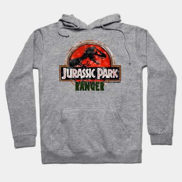 Jurassic Ranger - Trex Dinosaur Park Hoodie by Jurassic Merch